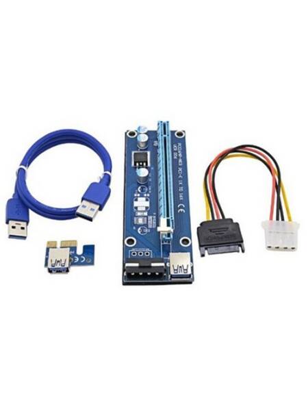 Adaptor Gembird PCI-E intern PCI-E Extern cu alimentare Molex transfera 1 slot PCI-Express RC-PCIEX-04